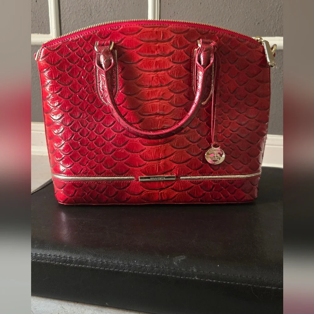 Brahmin Duxbury Satchel (Heat Brasillia) - Picture 4 of 8